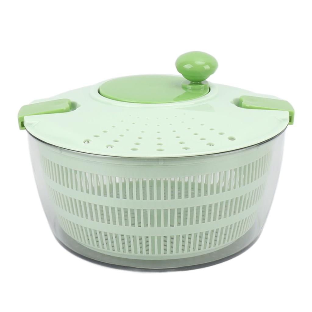 Salad Spinner Plastic Time Saving Fast Mixing Washable Rotatable Veggie Washer for Kitchen