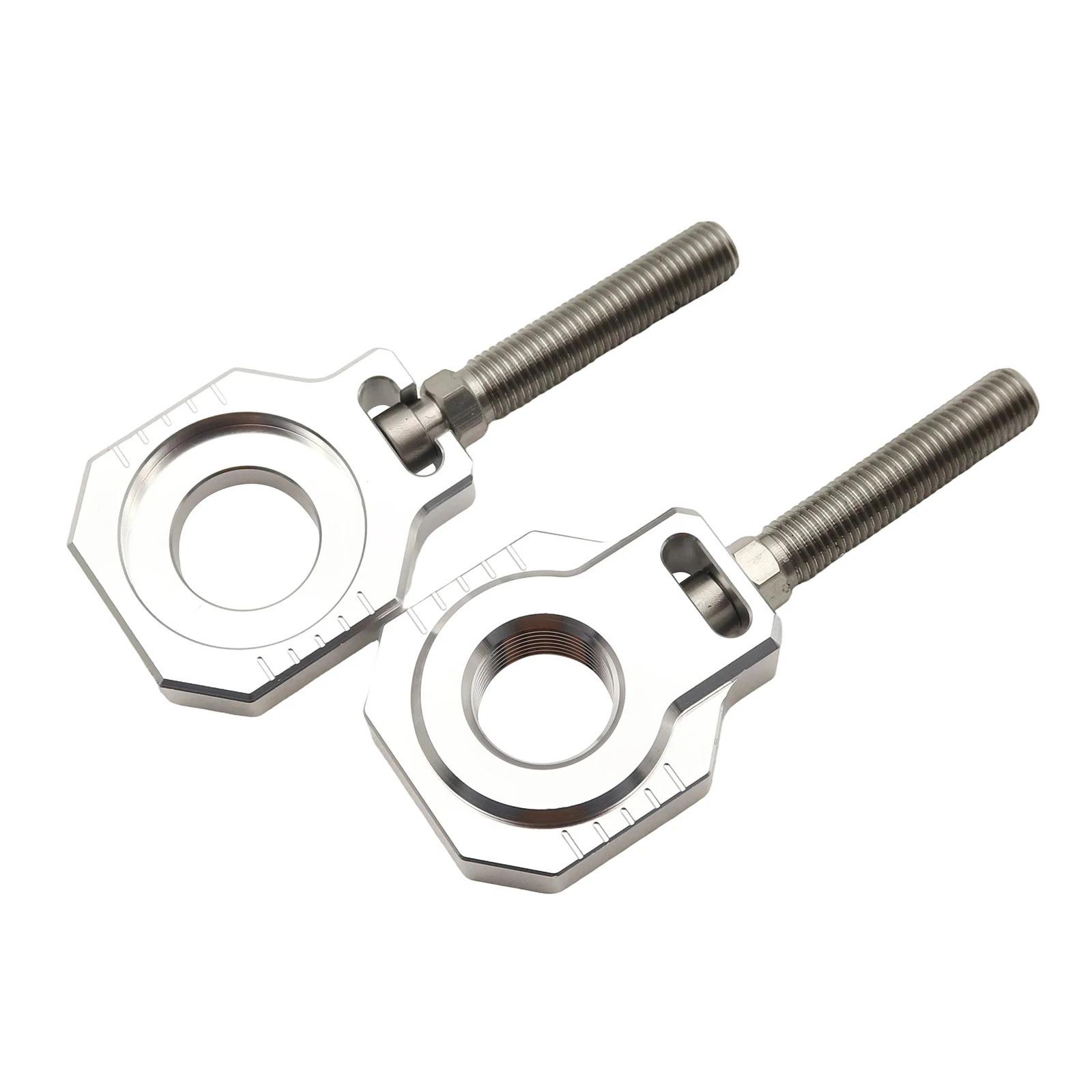 

20mm CNC Rear Axle Sliders & Chain Adjuster for KTM 125-530 (2000-2023) срібний