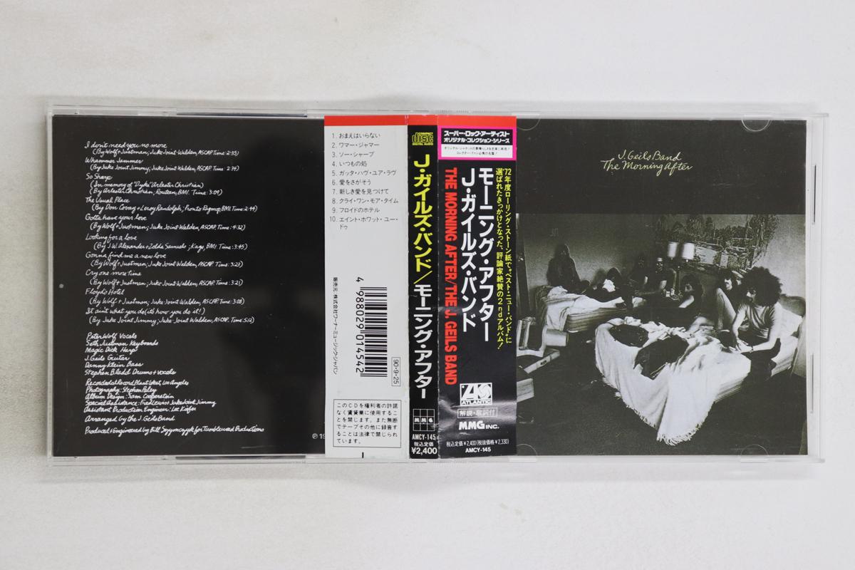 

CD J. GEILS BAND - The Morning After AMCY145 Atlantic 1990 Japan Obi Rock Used