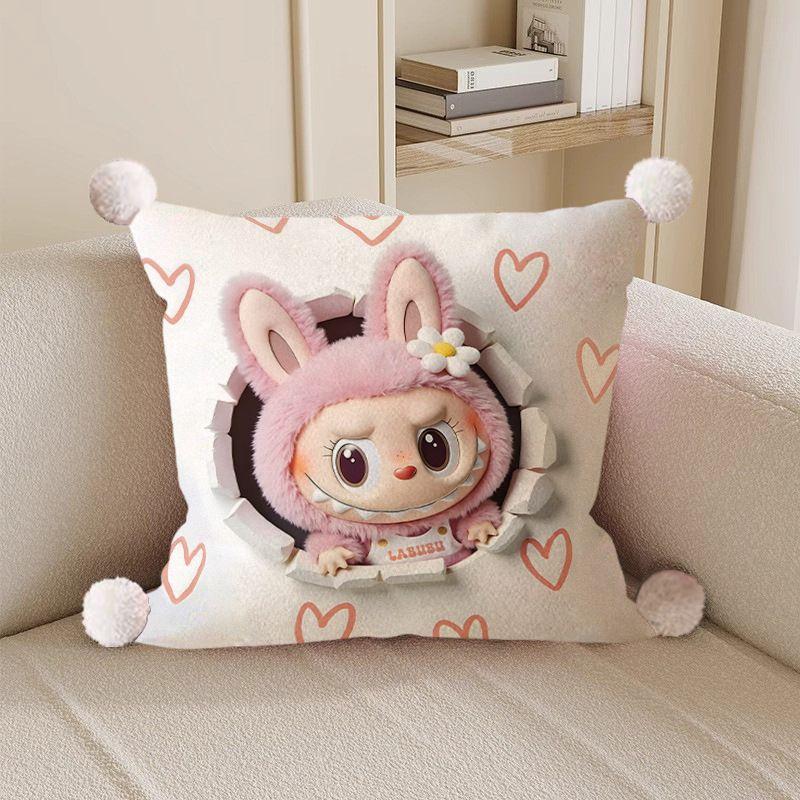 Peripheral Series Throw Pillow Cartoon Doll Throw Pillow, Pillow Cushion Gift, Backrest Cushion Pillow