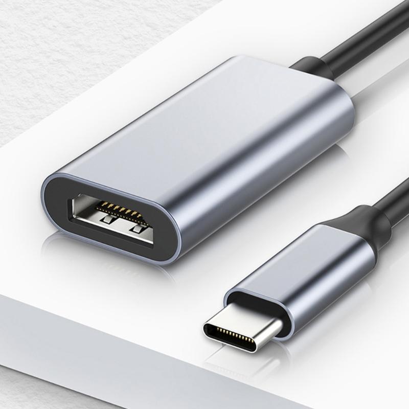 Aluminum USB C To HDTV Adapter Type C To HDTV Adapter 4K@30Hz Video Sound Sync Screen Converters Heat Dissipation
