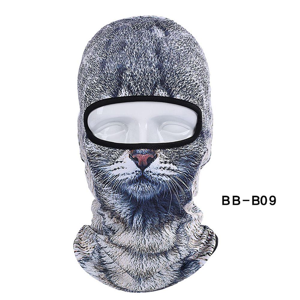3D Katze Hund Tier Hut Fahrrad Ski Party Kopftuch Winter Warm Volle Gesicht Maske Hut Mode Kopfschmuck