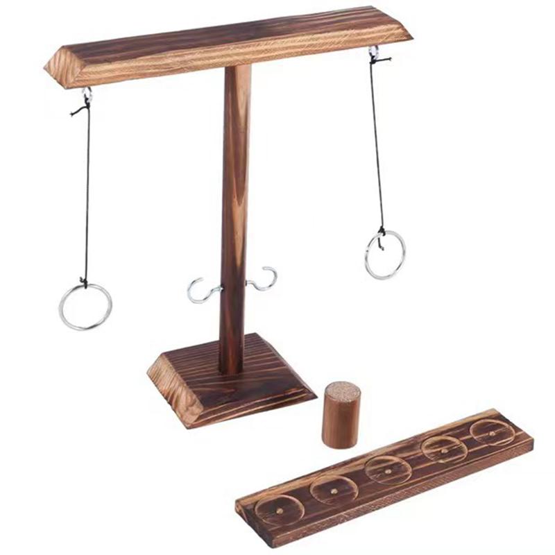 Kids Adults Ring Toss Games Home Party Drinking Games Fast-paced Handheld Wooden Board Games S Ladder Bundle Outdoor Bars