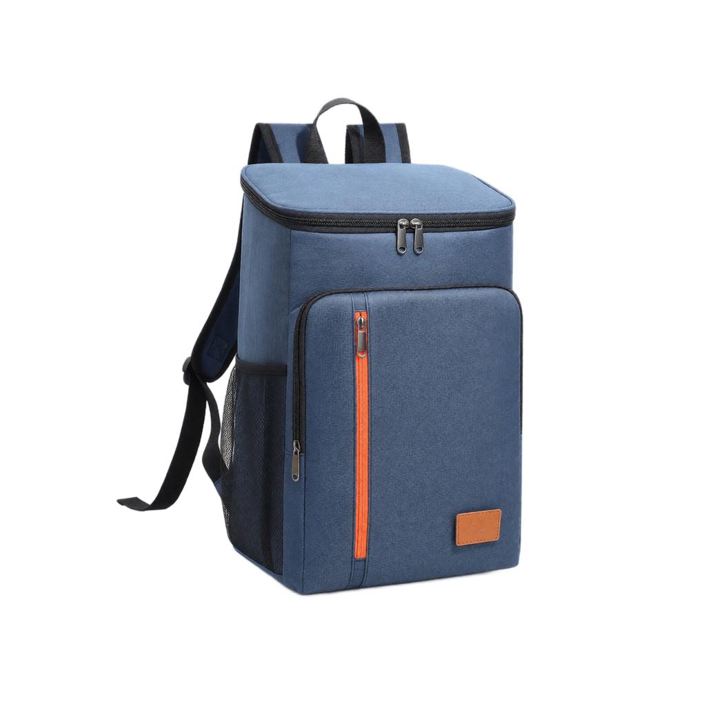 Oxford Fabric Insulated Backpack with Zipper Large Capacity Thermal Cooler Bag for Outdoor Travel Camping and Daily Use