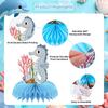 10PCS Set Ocean Animals Centerpieces Under the Sea Decorations  for Gender Reveal Birthday Party