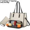 Sophisticated Pu Tote Bag With Inner Divider And Lunch Storage For Daily Commute