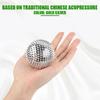 1 Pair Yoga Fitness Ball Durable Spiky Massage Ball Trigger Point Sport Fitness Hand Foot Pain Relief Magnetic Therapy Massager