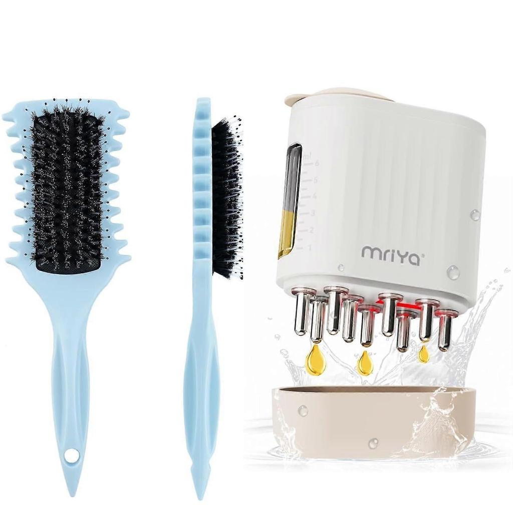Bounce Curl Defining Brush+2 in 1 Electric Hair Treatment Applicator