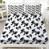 2/3pcs Bowknot Personalized Fitted Sheet Set Bowknot Personalized Bedding Set Comfortable Skin Friendly Cute Style 180x220cm