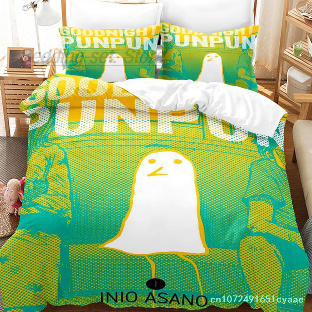 Oyasumi Punpun Bedding Set Single Twin Full Queen King Size Bed Set Aldult Kid Bedroom Duvetcover Sets 3D Print Literie