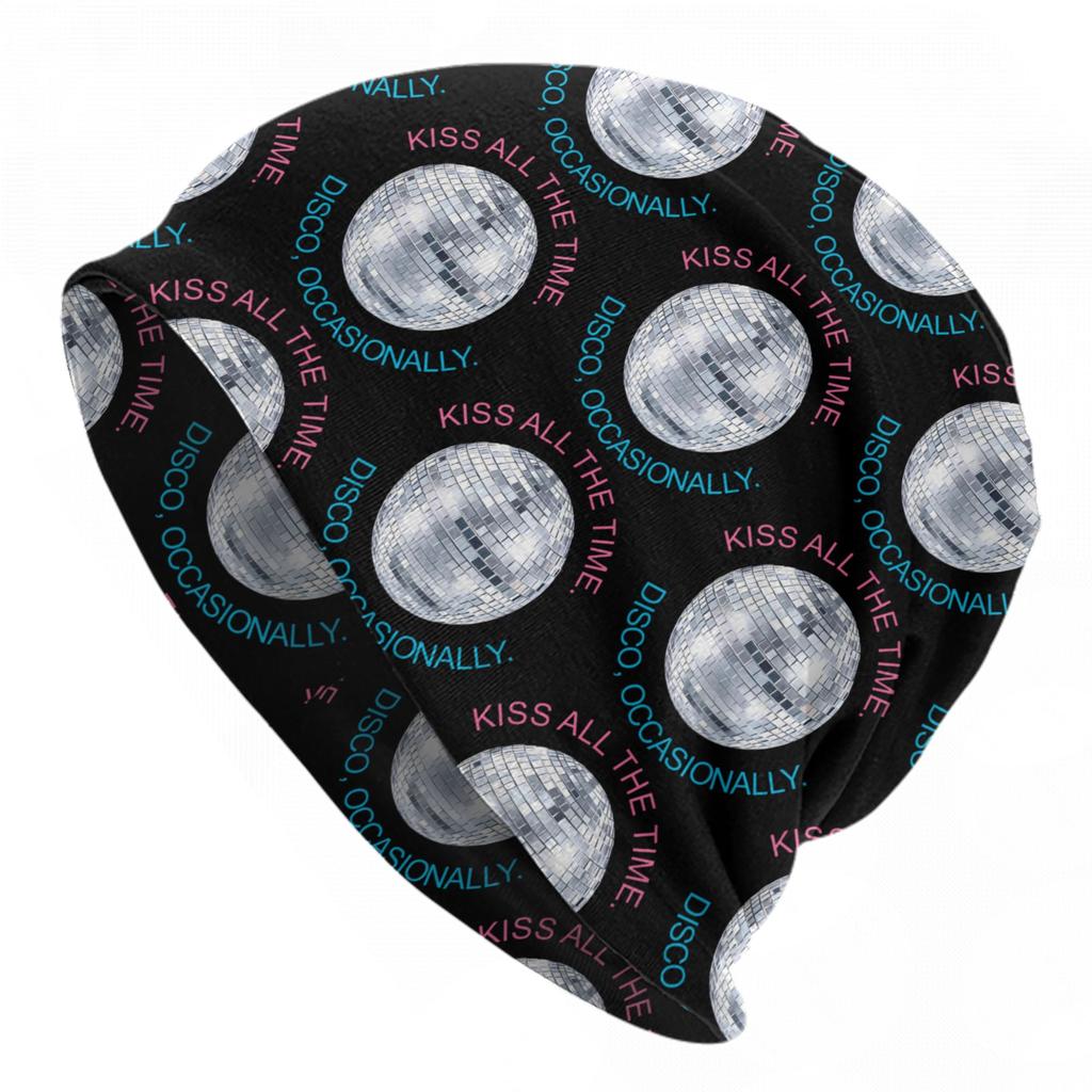 Kiss All The Time  New Album Caps Harrys Music Styles Unisex Women Skullies Beanies Hats Summer Warm Multifunction Bonnet Hat
