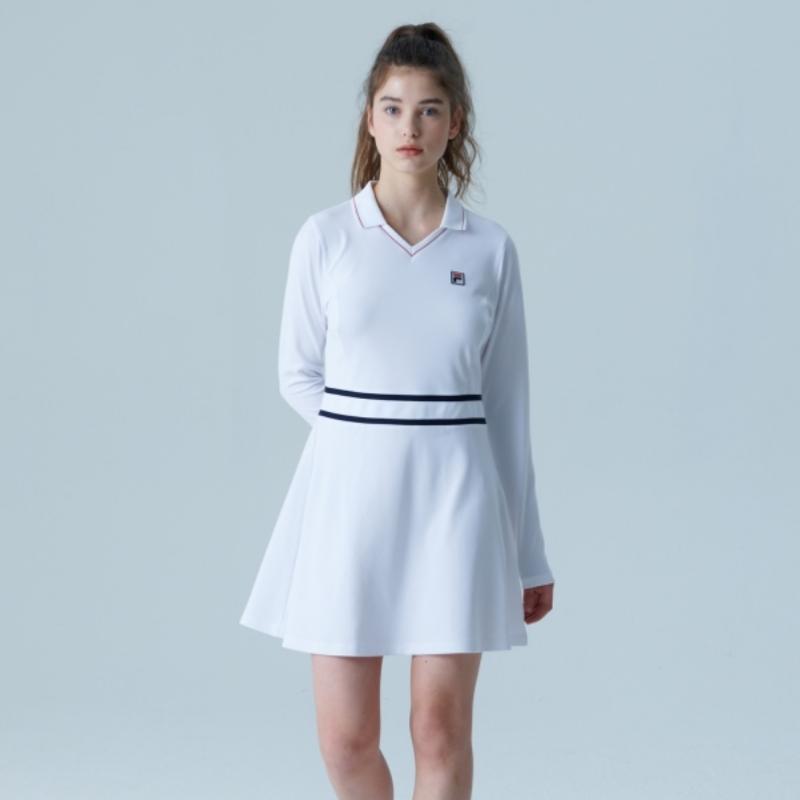 Fila Pique Stretch Collar Dress