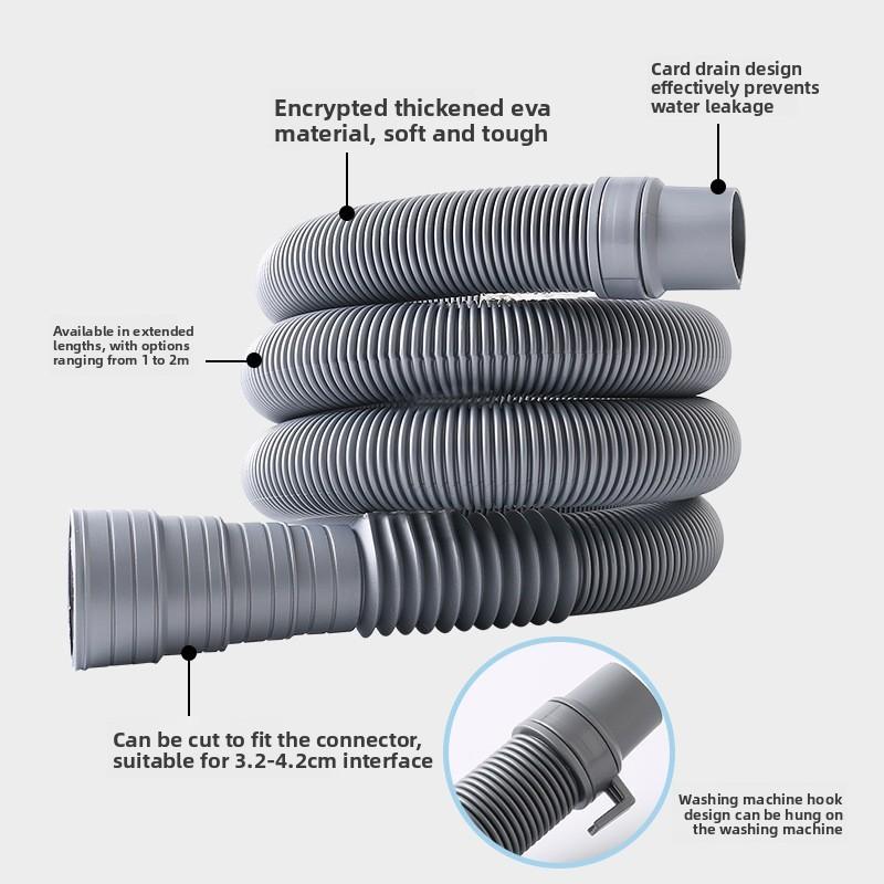The Drainage Pipe of The Universal Fully Automatic Washing Machine Is Extended To Extend The Anti-odor Drum Pipe