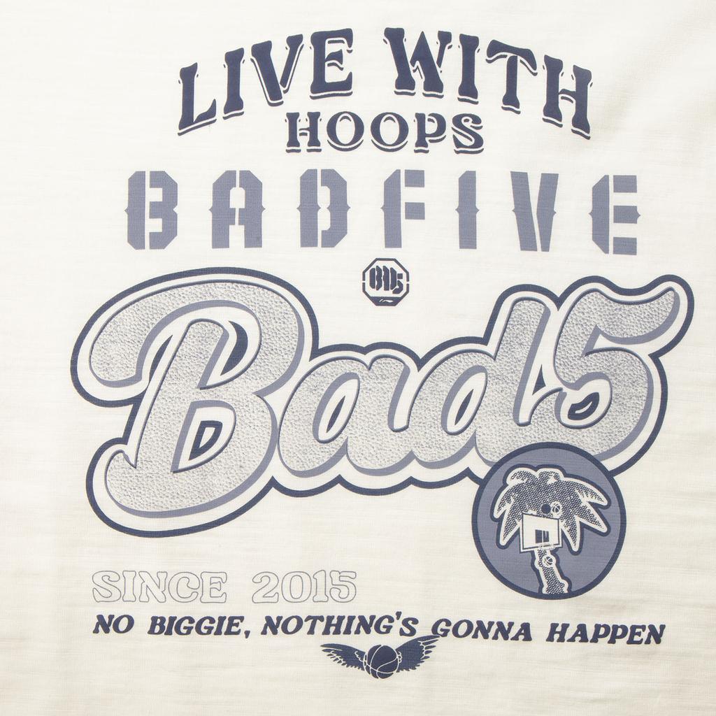 Li Ning Basketball Series Printed Letter Crew Neck Breathable Versatile Loose Short Sleeve T-Shirt Men Tops Off-White AHSV217-6