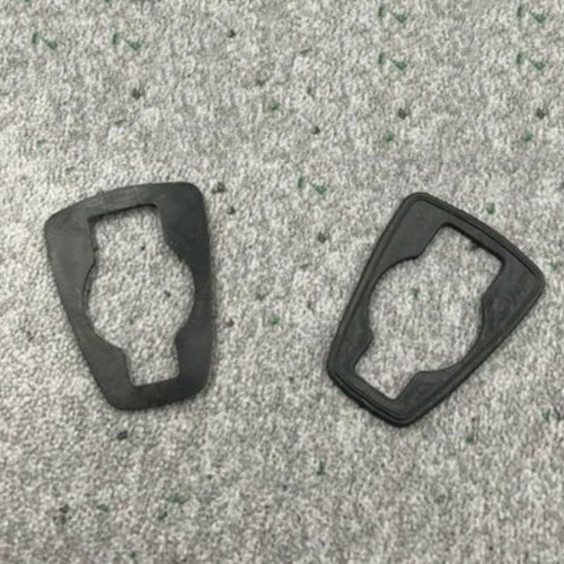 Plastic Windshield Nozzles Black Replacement Exterior Parts 2Pc Washer