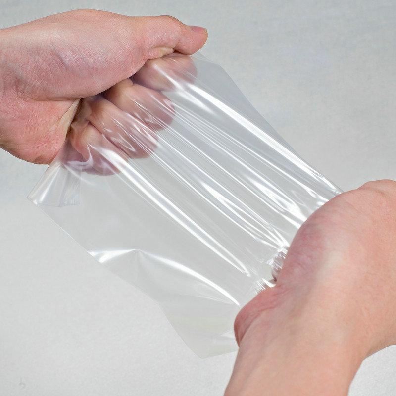 Large Clear PE Self-Sealing Composite Bag for Clothes & Food with Custom Printing
