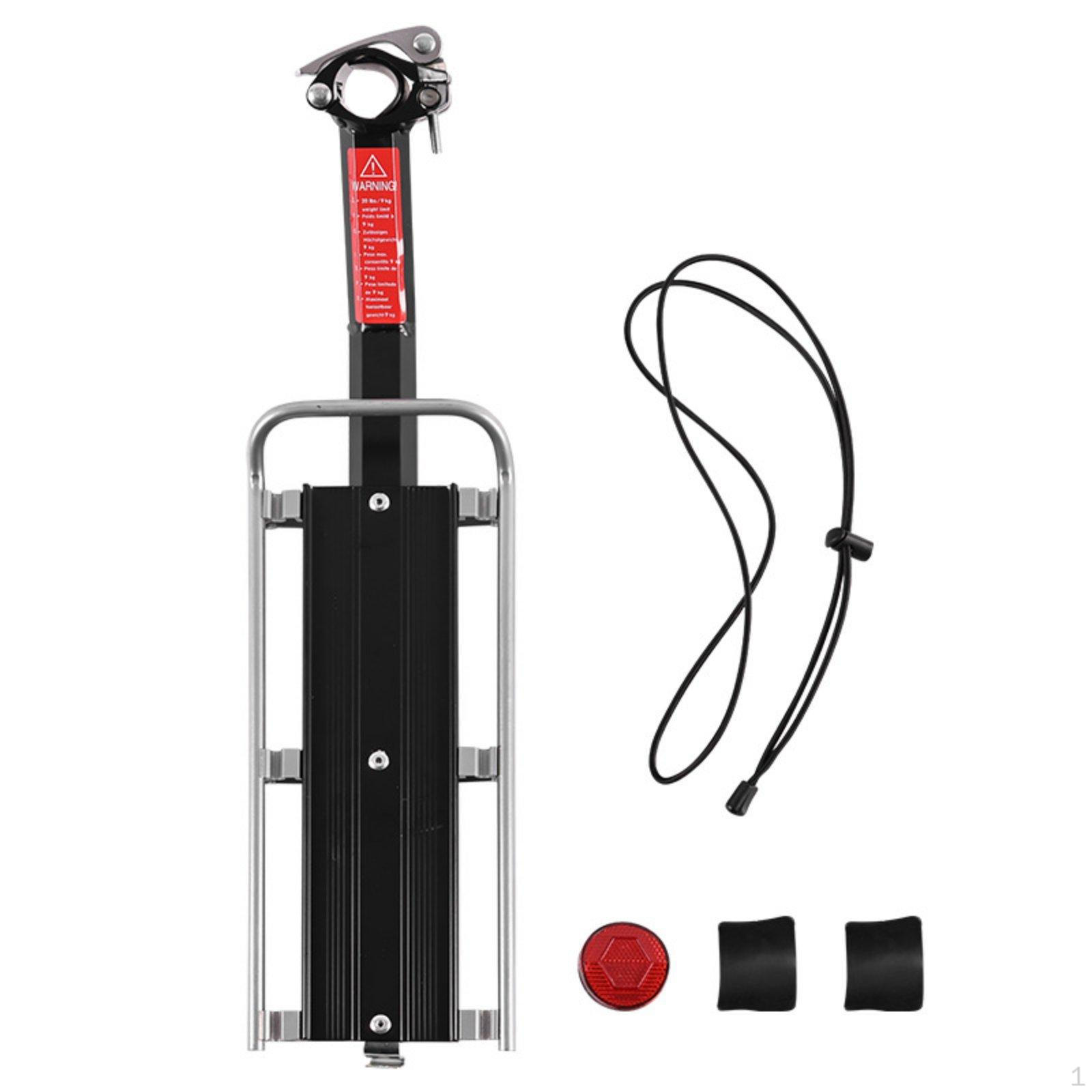 Mountain Bike Rear Rack Detachable Quick Release Sturdy Cycle Accessory