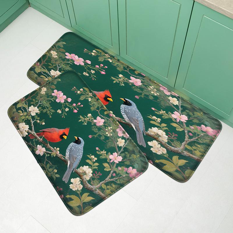 Schattig Koeienpatroon Keuken Absorberende Deurmat, Zachte en Comfortabele Entree Mat Slaapkamer Vloermat Badkamer Klein Tapijt, Deurmat 40X120CM
