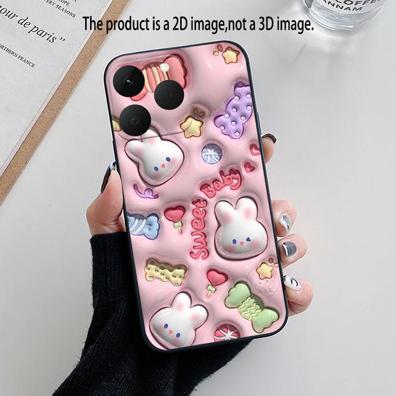 For Realme 15T Case Fashion Soft Silicone Back Cases for Realme 15T 15 T Phone Cover Realme15T 6.57" 2025 etui Fundas Cute
