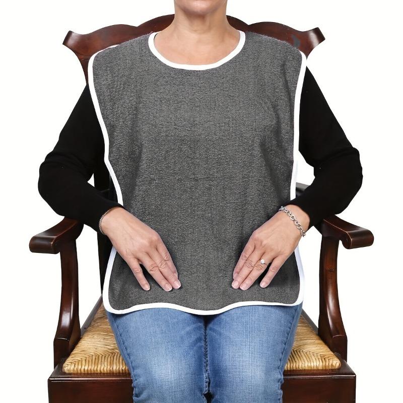 1/4pcs Adult Bibs Apron Bib for Men and Women Suitable for Seniors Stain Resistant Diet Cloth.