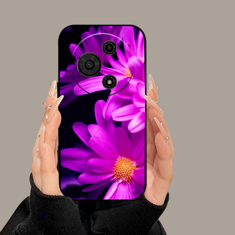 For TCL 605 T517D Case Cute Cartoon Painted Soft Silicone Cover for TCL 60 SE TCL605 60SE Luxury Shockproof Bumper Fundas Cases