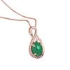 Jade Women's Jewelry Pendant Peacock Emerald Necklace Jade Pendant