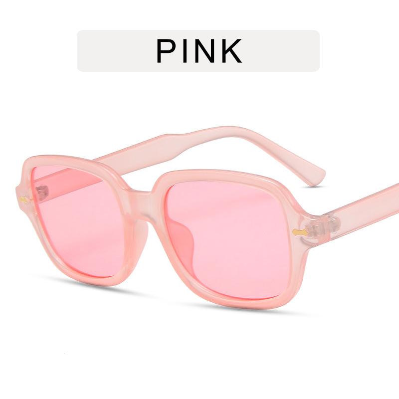 

Vintage New Square Ins Yellow Sunglasses Women Personality Rice Nail Sun Glasses Frame Men Trend Catwalk Retro Glasses Uv400 only 1 sunglasses