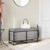 Storage Box with Lid Gray Sonoma 100 X 40 X 51.5 Cm