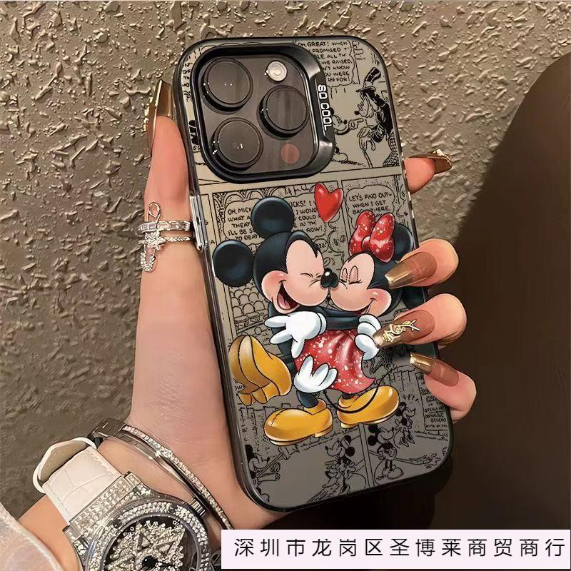Couple Mickey Applicable Apple 16Promax Mobile Phone Case Personalized Vitality Case iPhone15/14/13 Europe and America 12