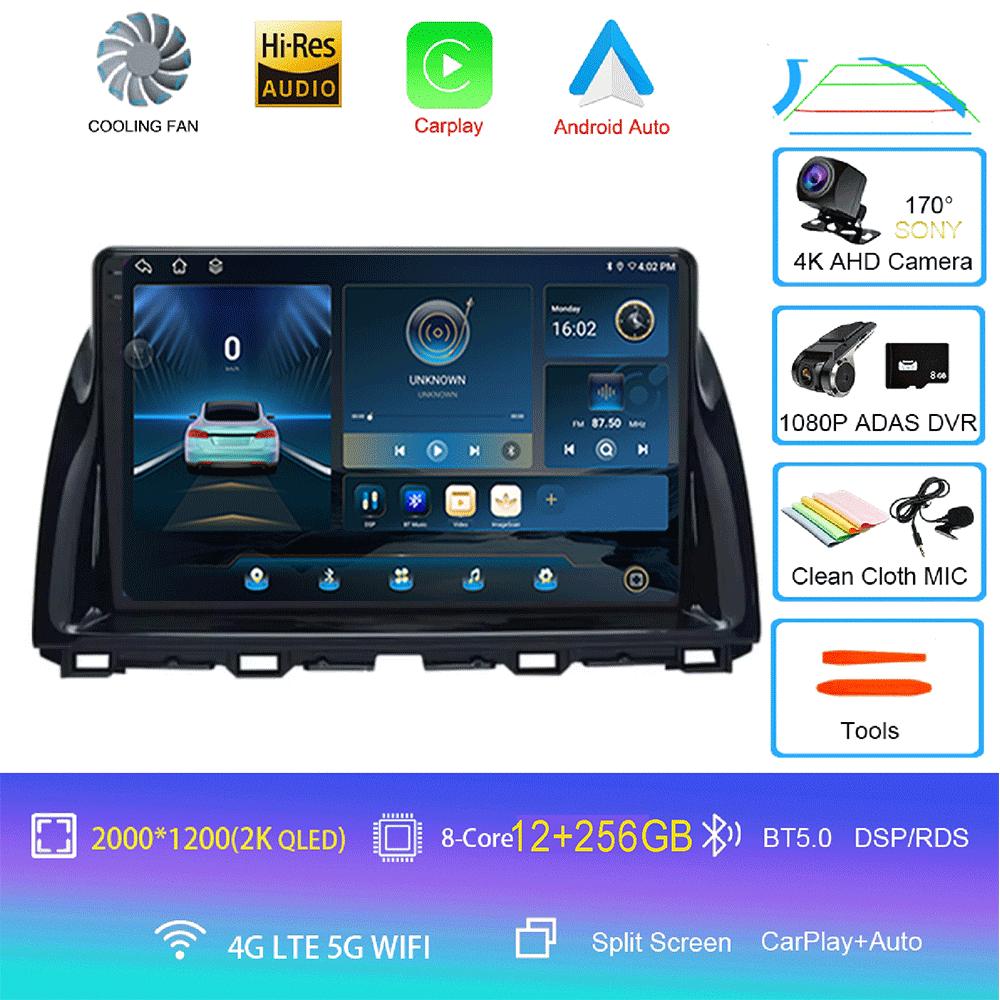10.1"Android 14 Vedio Player Car Multimedia For Mazda CX5 CX-5 2012 - 2015 Car Autoradio Gps Navigation Stereo 2din HeadUnit 4G