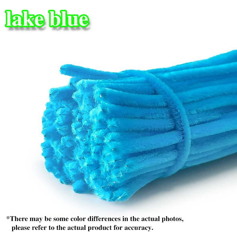 50/100Pcs Chenille Stems Colorful DIY Strips Twist Bar Anvil Wire Plush Strips Handmade Art Materials Toys DIY Craft Supplies