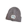 Label Knitted Hat Winter Thickened Warm Woolen Hat Fashion Versatile Lace Cloth Label Hat