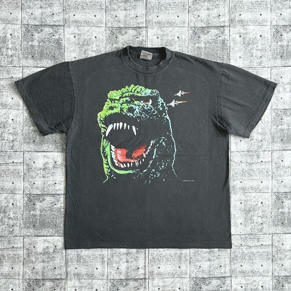 Retro GODZILLA Graphic Unisex Tee Gift For Fan S5XL Unisex T-Shirt XXL
