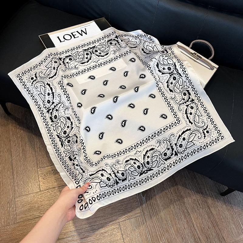 Small square scarf silk scarf men's neck protection scarf professional wear with shirt thin scarf 70x70 scarf