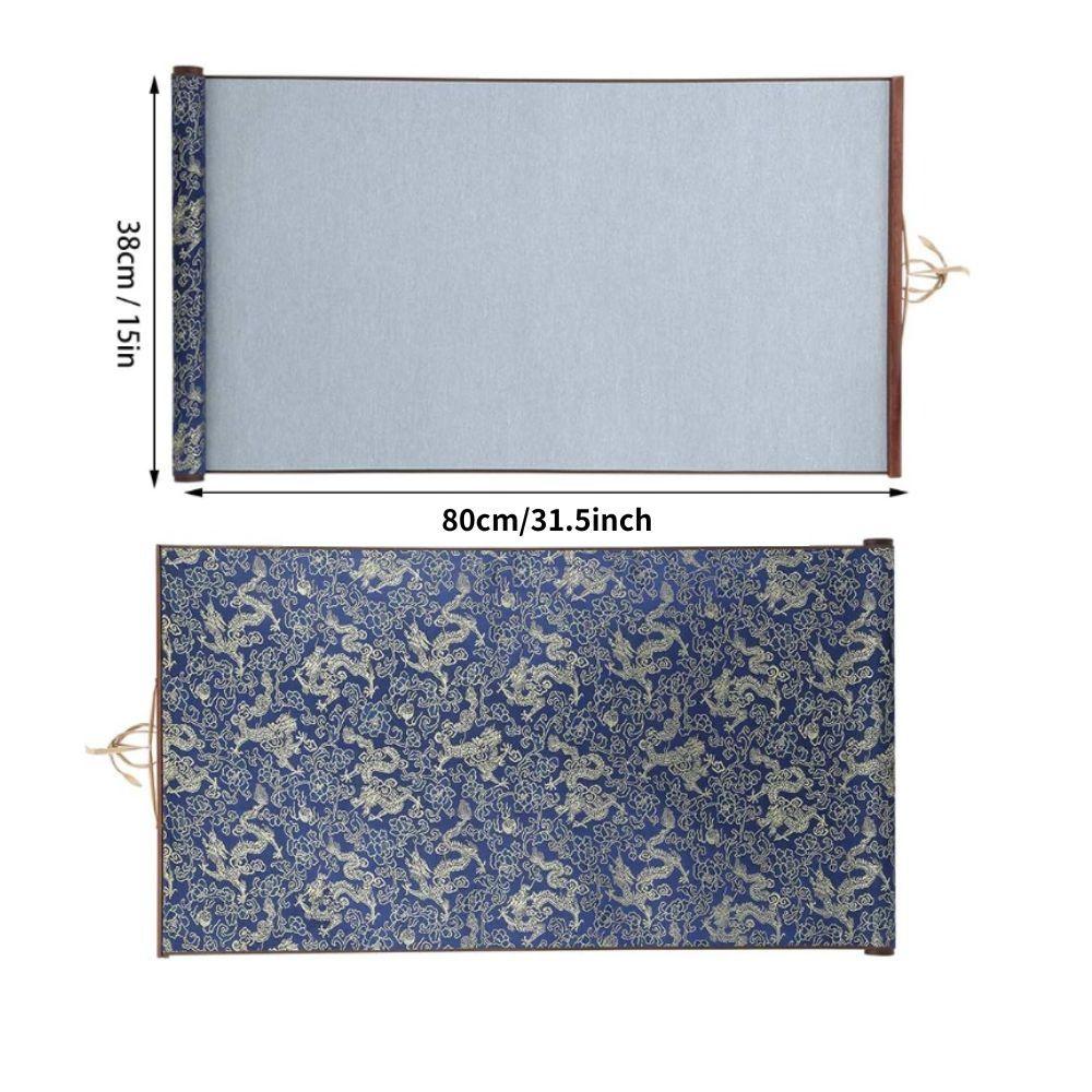 Ca.. 80 * 38 cm Blaues Chinesisches Zaubertuch Blaues Kalligraphie-Übungswerkzeug für Alle Arten