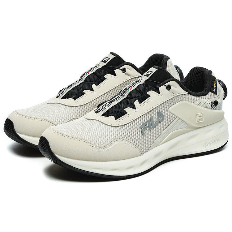 Fila Athletics Lynx Boa Comfortable Outdoor Fabric Synthetic Leather TPU Low-Top Casual Running Shoes Men Sneaker Oatmeal A12M241223FMN