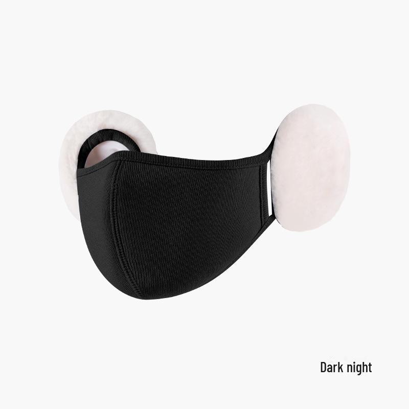 Dámská zimní cyklistická maska: Teplé, větruodolné, prodyšné, 3D design, ochrana sluchu, odhalující obličej, malé, plus samet, zesílené.