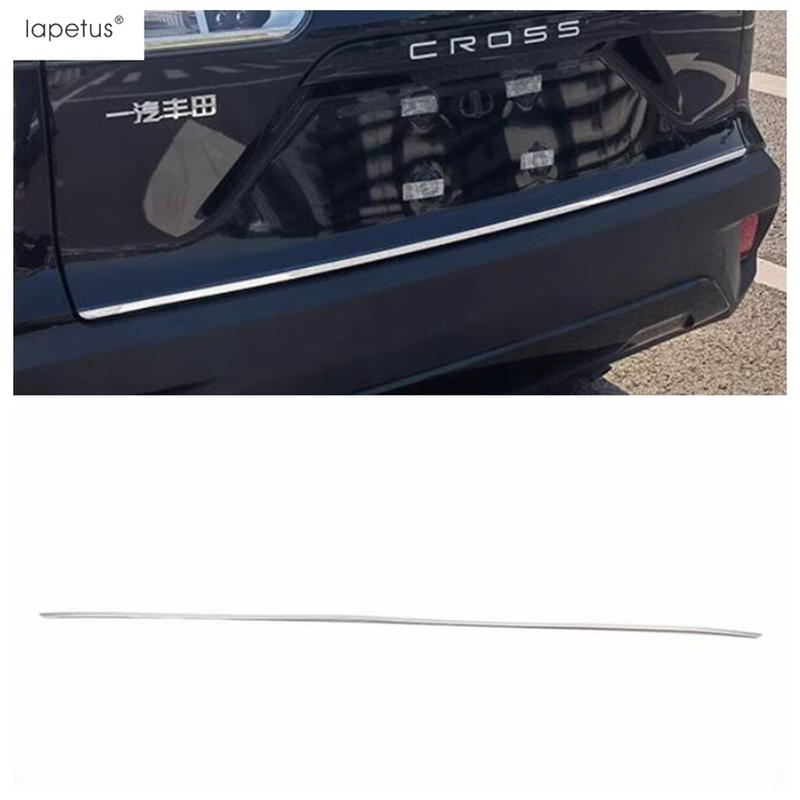 Rear Trunk Tailgate Door Strip Decoration Cover Trim Stainless Accessories Exterior For Toyota Corolla Cross XG10  - 2025