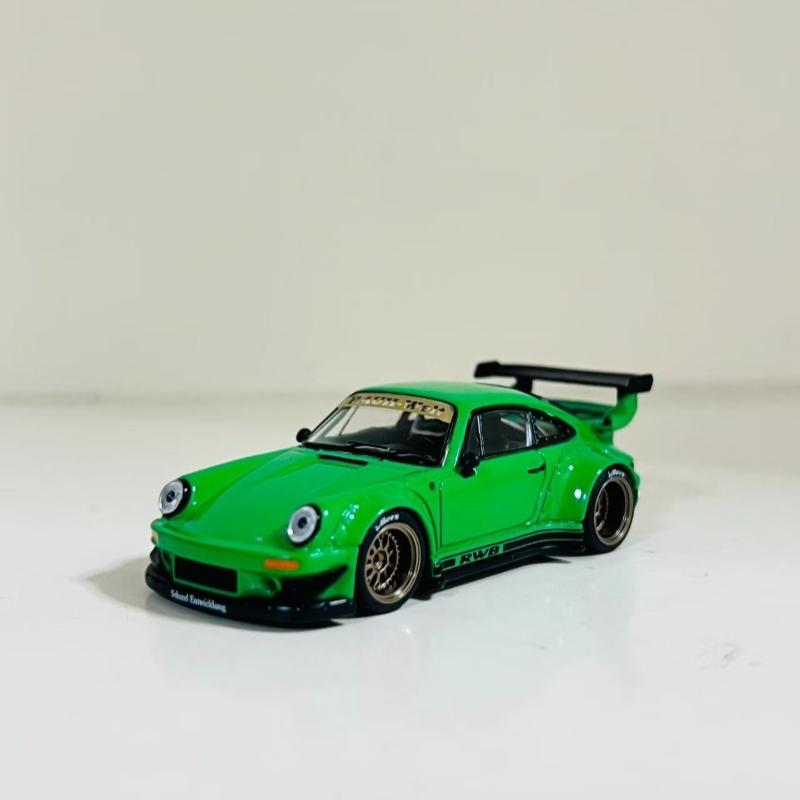 POPRACE 1/64 RWB 930 HEC 2026 Exhibition Limited New Spot Goods Collection Edition Alloy Die Casting Toy Car Festival Gift
