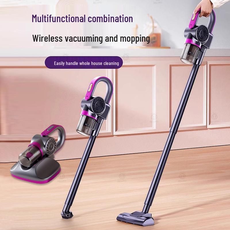 Dobíjecí bezdrátový ruční vysavač: Vysoce sací odstraňovač roztočů a UV sterilizátor na postele