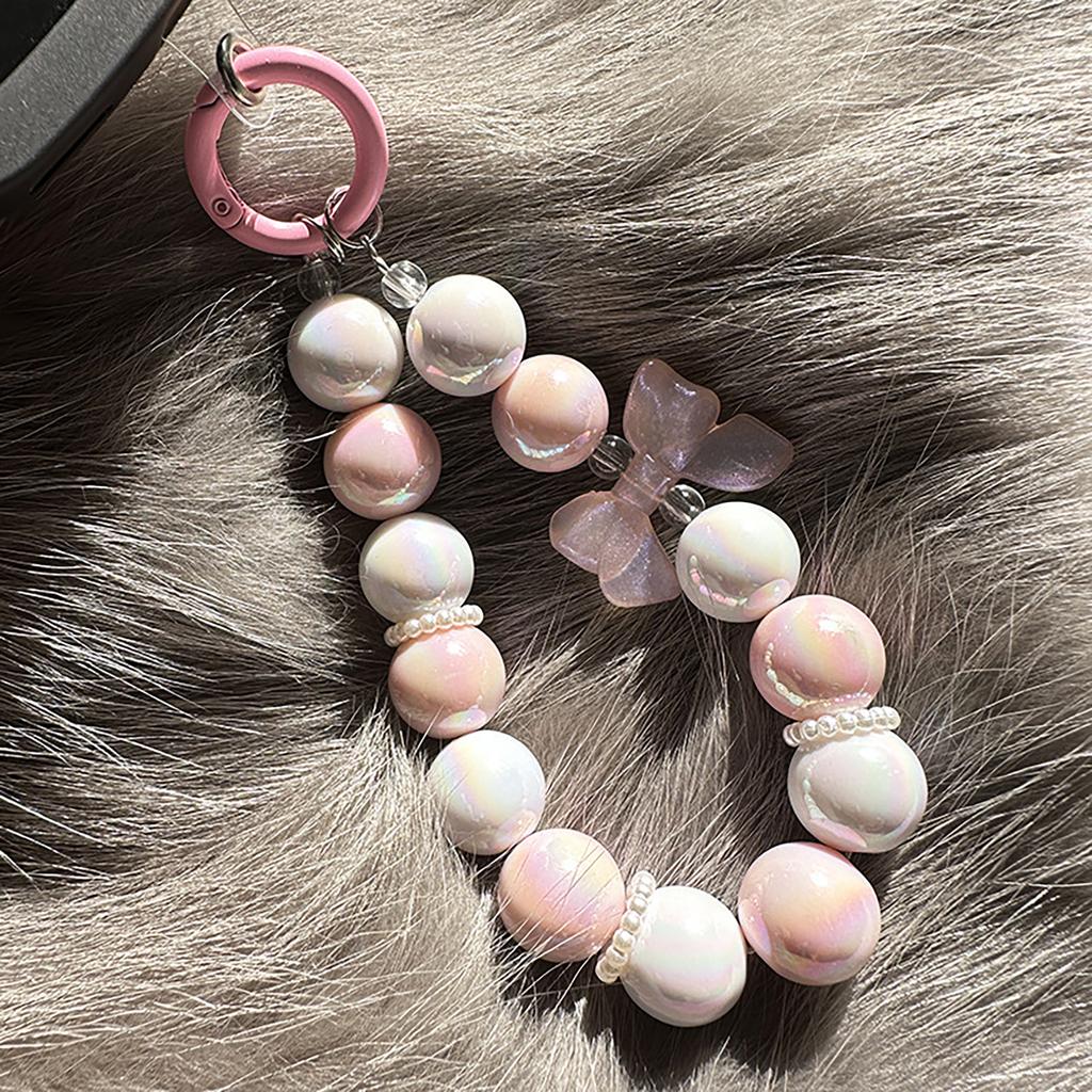 Niedlicher Kawaii Mini-Schlüsselanhänger mit Schleife, Cartoon-Design, bunt, für Telefon, Anti-Verlust, Lanyard, Rucksack, Anhänger, Dekoration, Geschenke