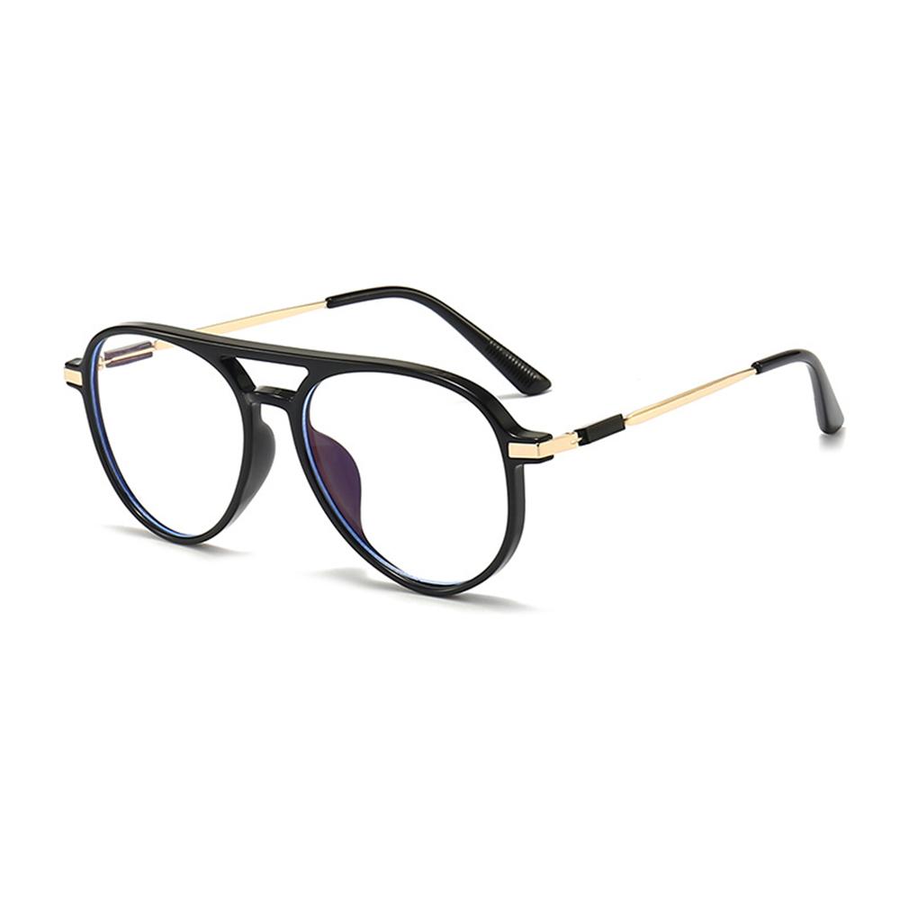 Oversized Pilot Frame Double Bridge Comfortable Photochromic Reading Glasses +0.75 To +4
