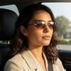 New Metal Frameless Sunglasses, Fashionable And Personal Style, Retro Oval Sunglasses, Ins Shape Modeling Sunglasses For Women