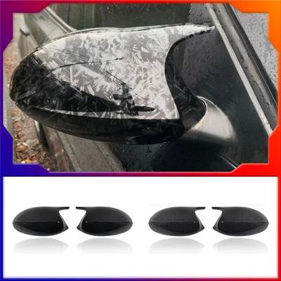 1pair For BMW 1 3 Series E87 E81 E82 E90 E91 E92 E93 Rear View Side Case Trim ABS Carbon Fiber Style Car Rearview Mirror Cover