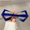 Anti Blue Light Cat Eye Reading Glasses Large Irregular Frame European American Style Polygonal Presbyopia Glasses