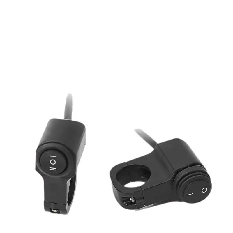 Universal Motorcycle 3 Way Switch ON OFF Mini Driving Light Switch With Clip Waterproof DC12V/10A  Motorcycle Tools