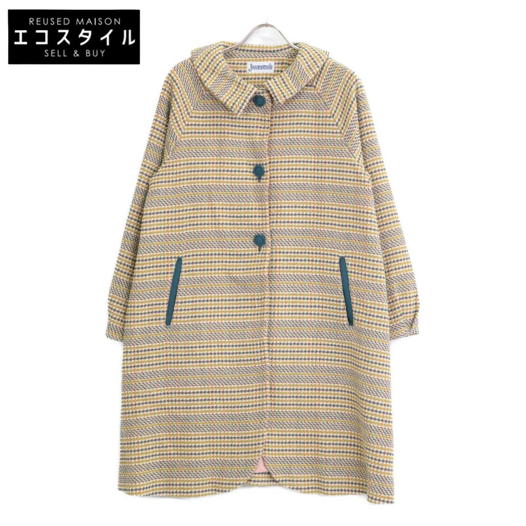 Jocomomola GJJDA-36450 Multicolor Camino Jacquard Long Coat coat 40 multicolorUsed