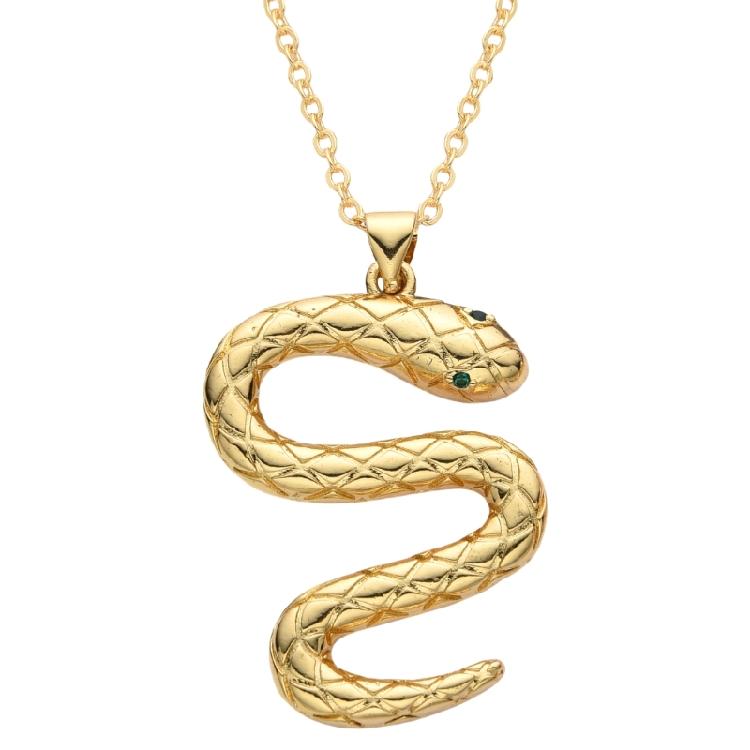 Snake Charm Necklace Enhancing Styles Trendy Women Accessories Fashion Statement Necklace for Parties and Gatherings