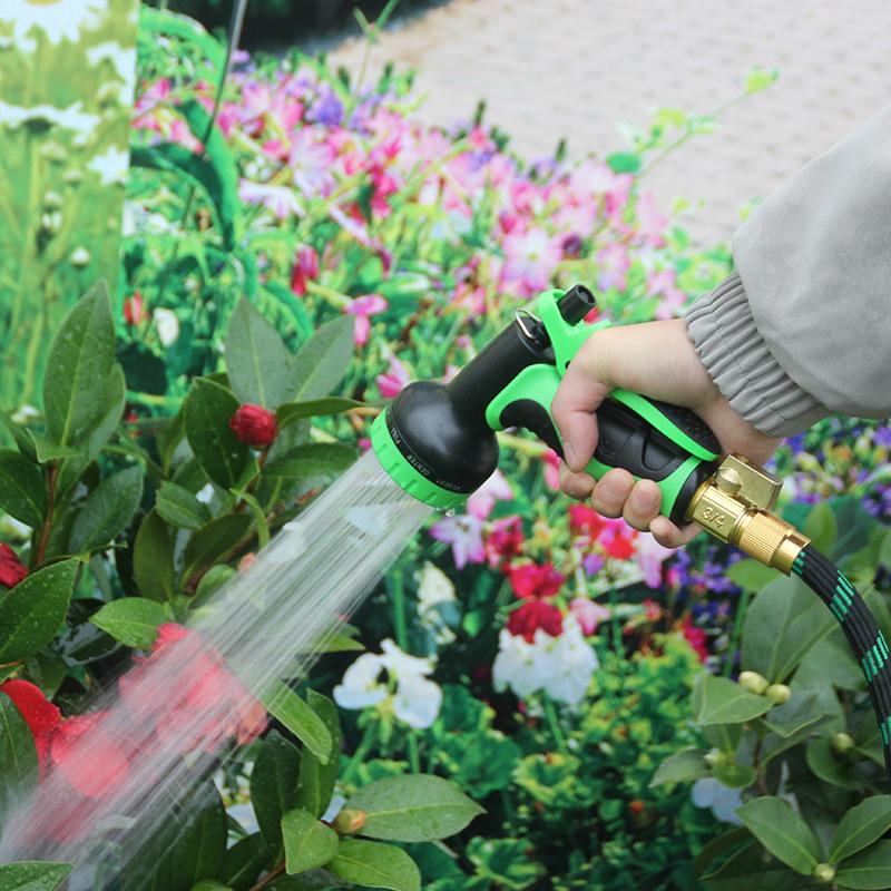 Magic Retractable Garden Hose with High-Pressure Sprayer for Gardening and Car Washing