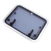 Marine Hatch Porthole Window 19 X 25in Square Heavy Duty Aluminum Alloy Deck Hatch Window with Support Rod and Handle